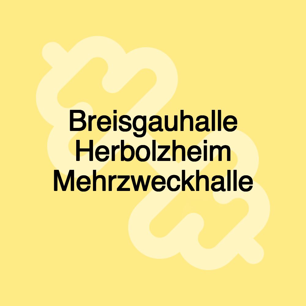 Breisgauhalle Herbolzheim Mehrzweckhalle