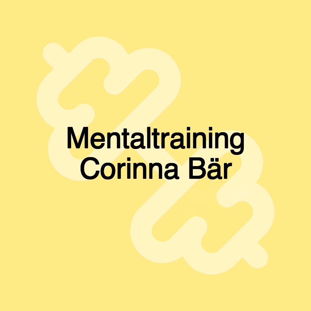 Mentaltraining Corinna Bär