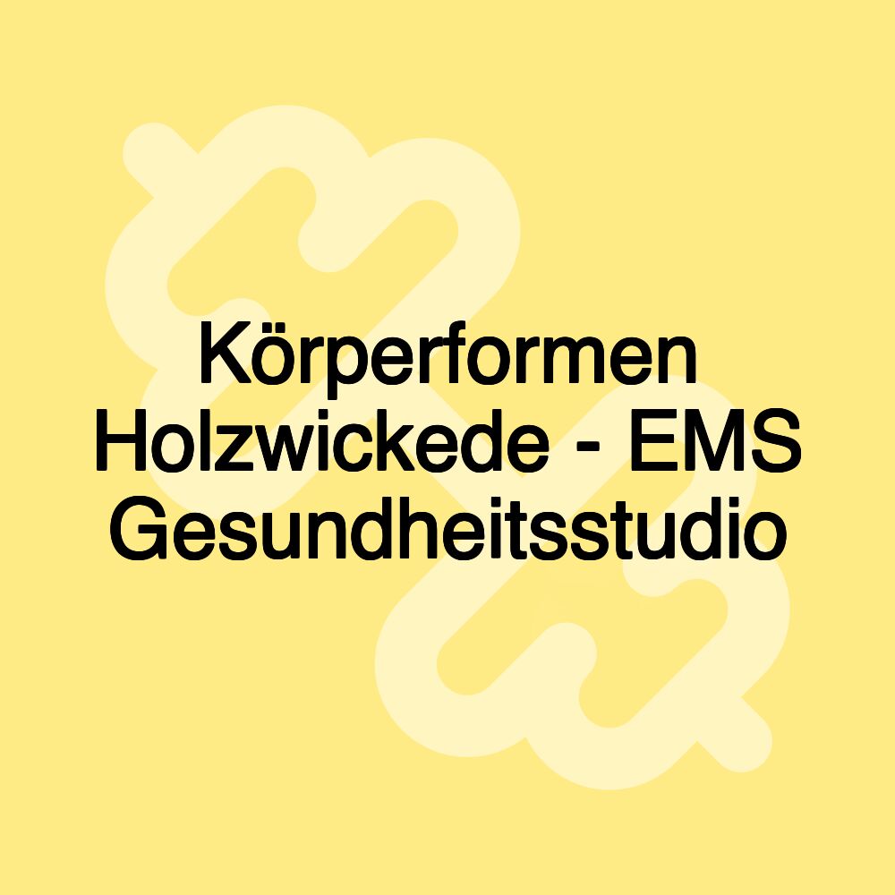 Körperformen Holzwickede - EMS Gesundheitsstudio