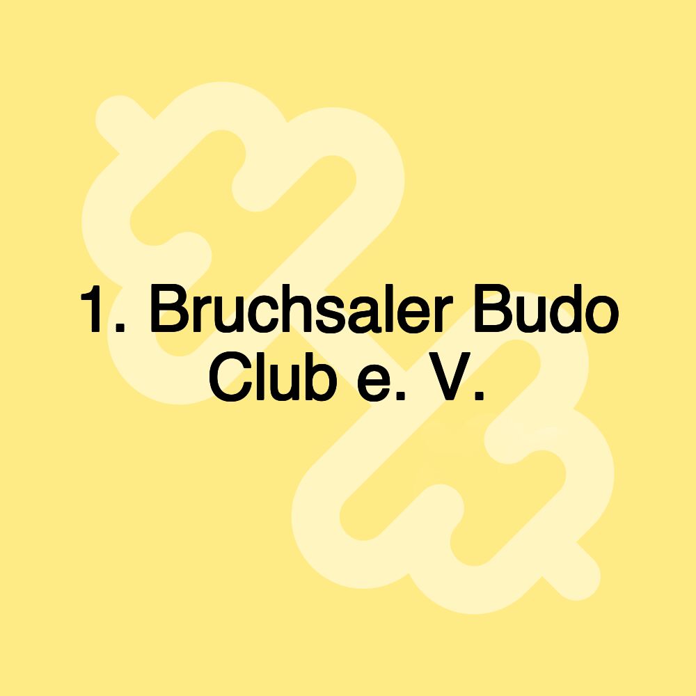 1. Bruchsaler Budo Club e. V.