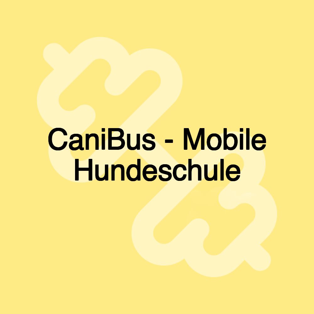 CaniBus - Mobile Hundeschule