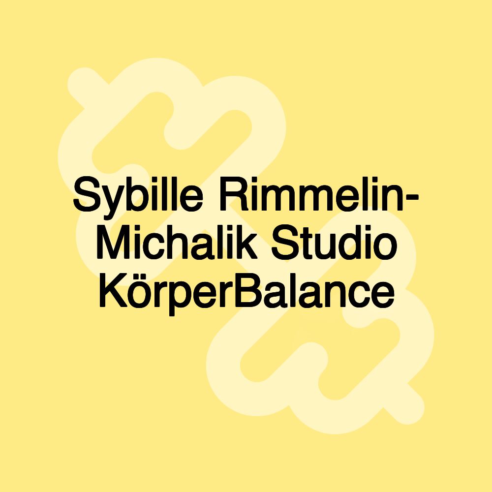 Sybille Rimmelin- Michalik Studio KörperBalance