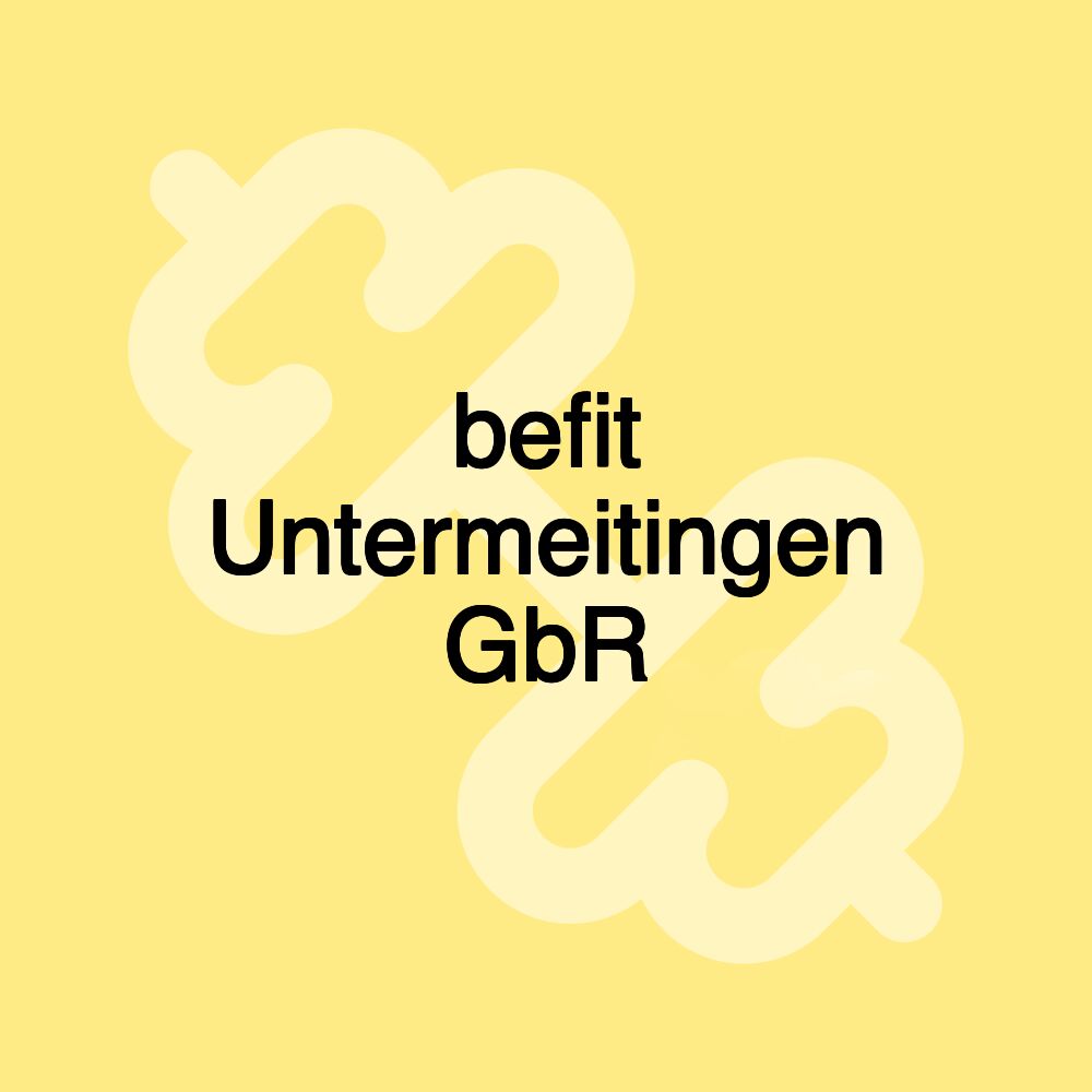 befit Untermeitingen GbR