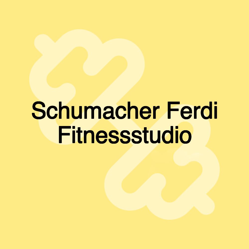 Schumacher Ferdi Fitnessstudio