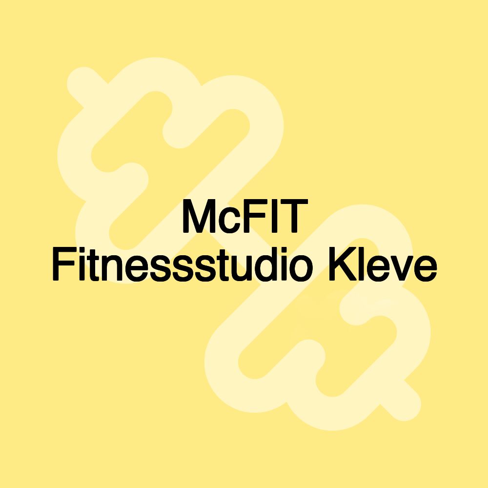 McFIT Fitnessstudio Kleve