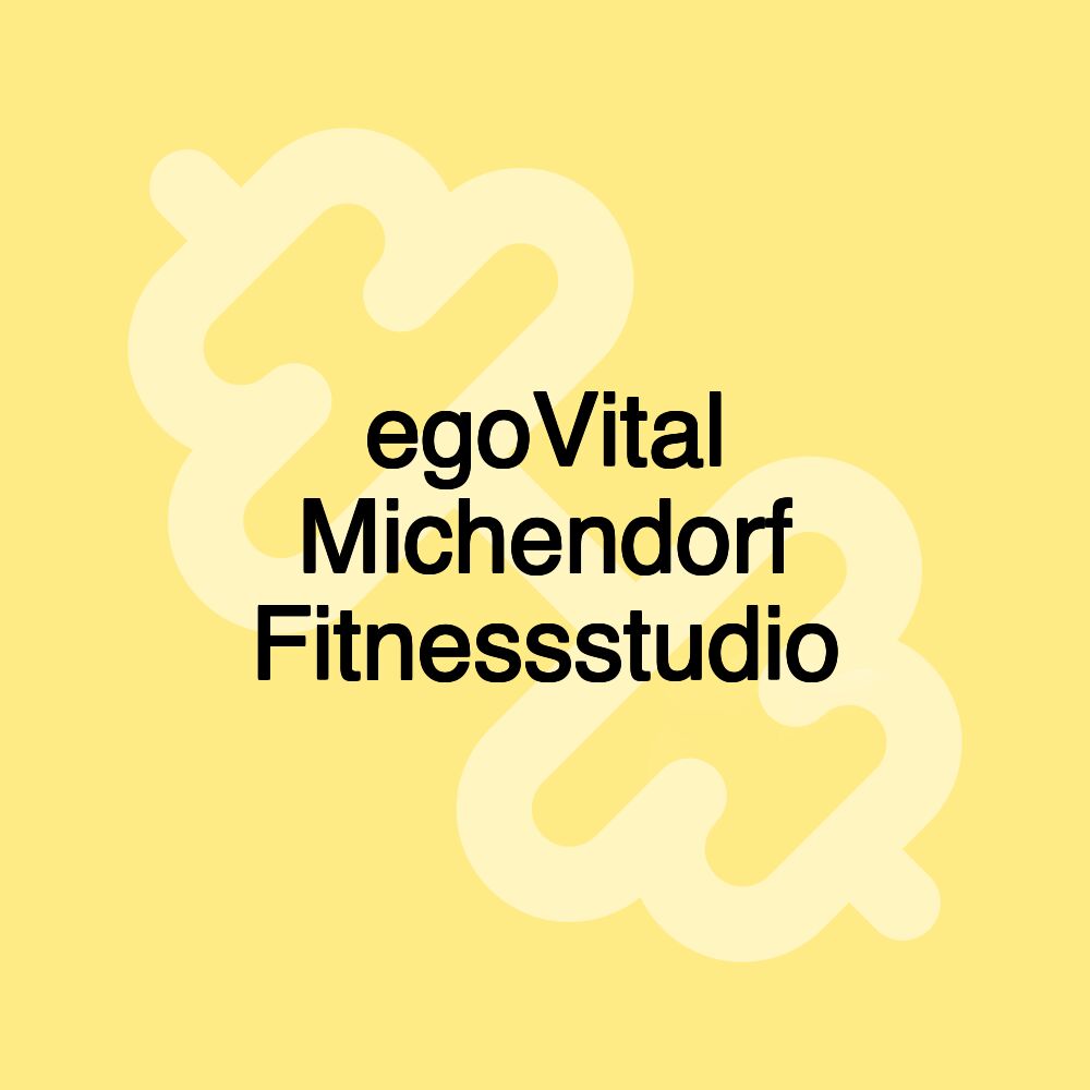 egoVital Michendorf Fitnessstudio