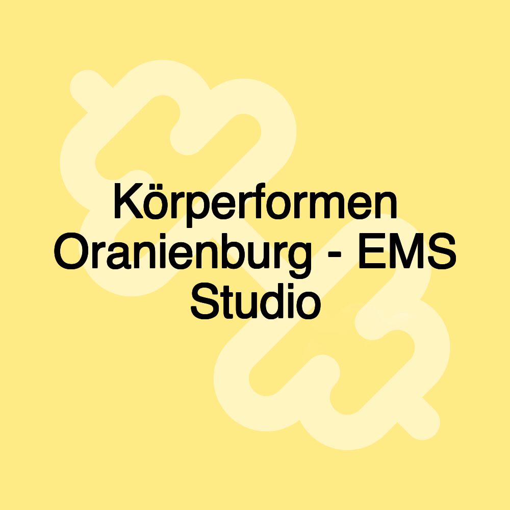 Körperformen Oranienburg - EMS Studio