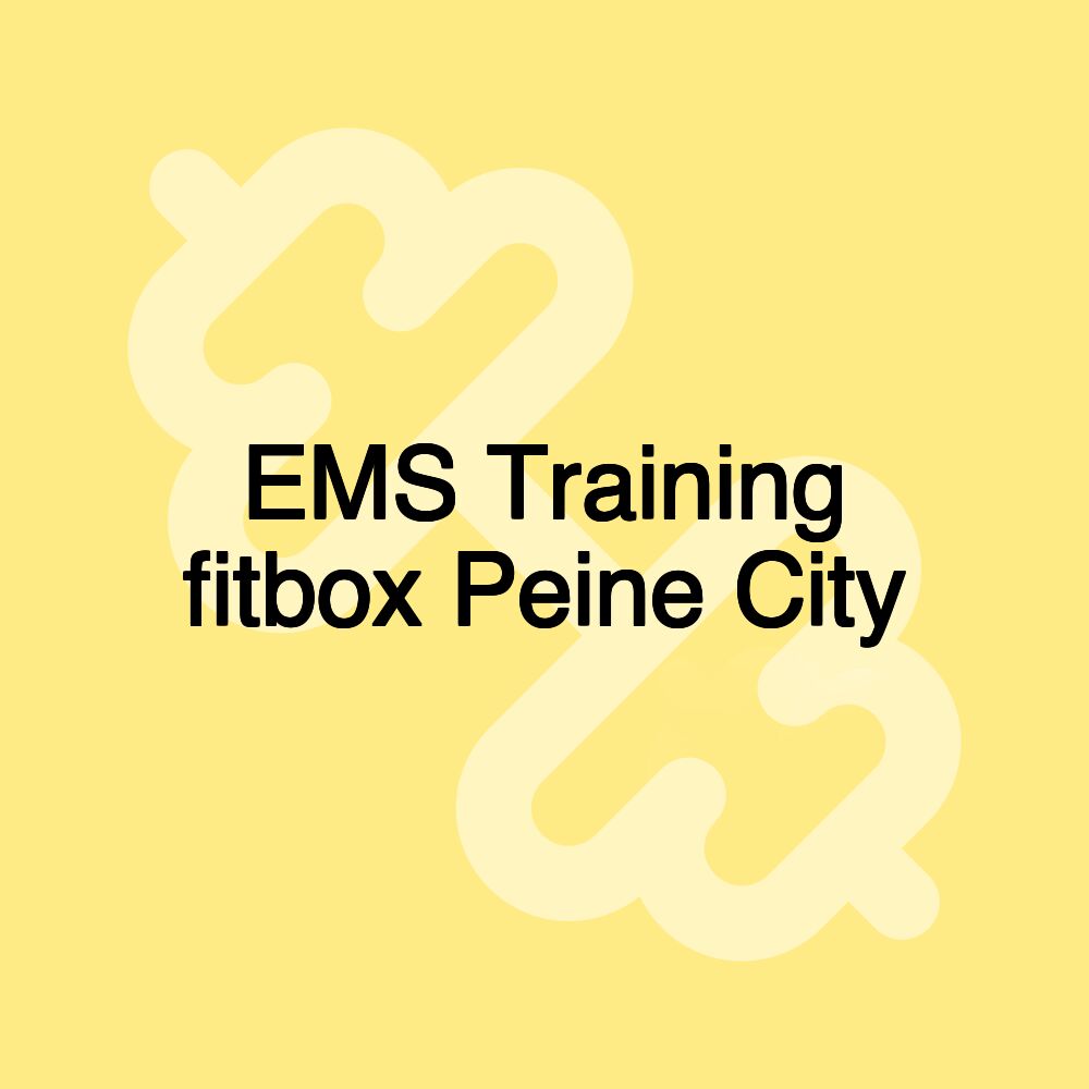 EMS Training fitbox Peine City