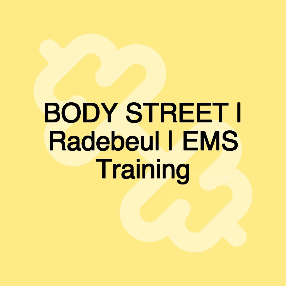 BODY STREET | Radebeul | EMS Training