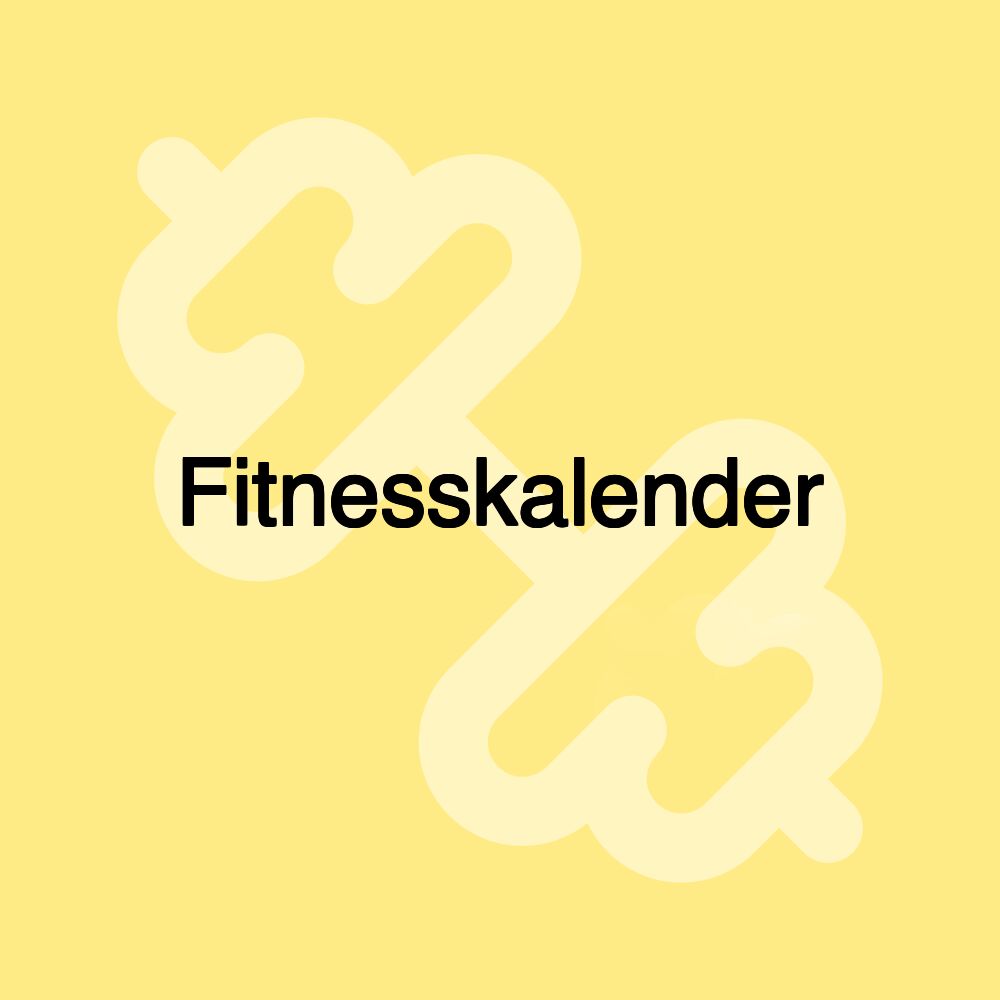 Fitnesskalender