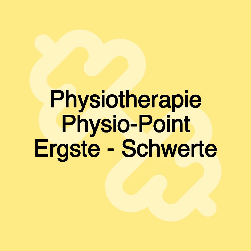 Physiotherapie Physio-Point Ergste - Schwerte