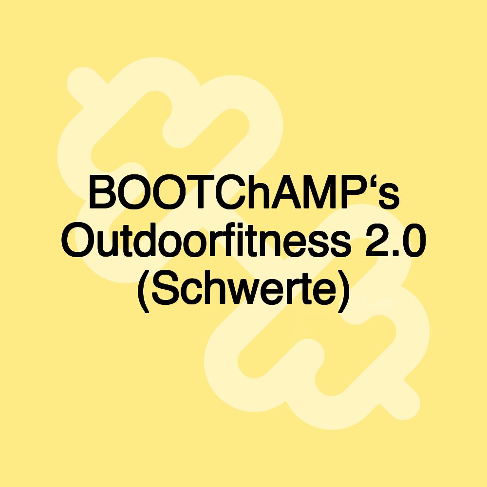 BOOTChAMP‘s Outdoorfitness 2.0 (Schwerte)