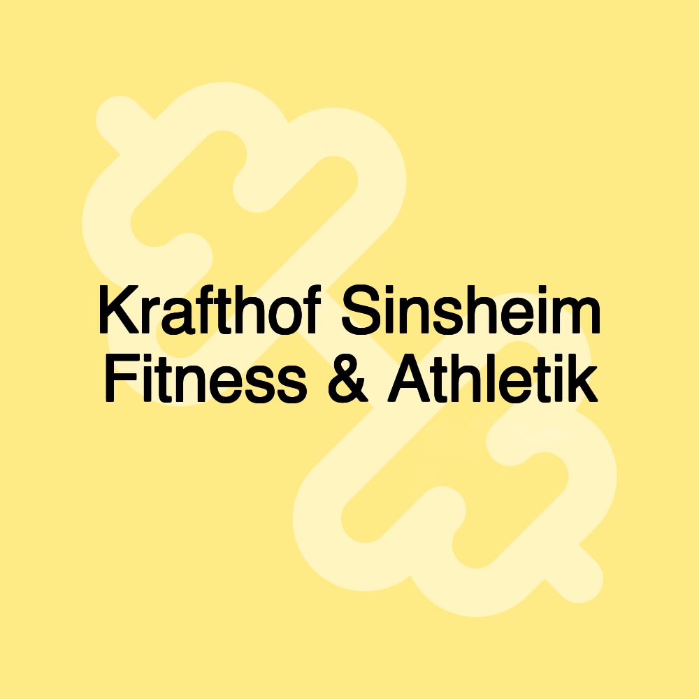 Krafthof Sinsheim Fitness & Athletik