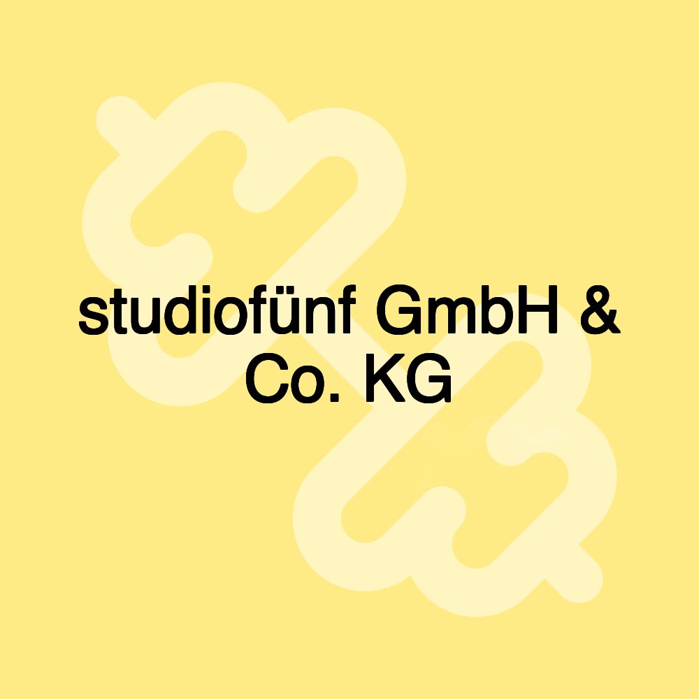 studiofünf GmbH & Co. KG