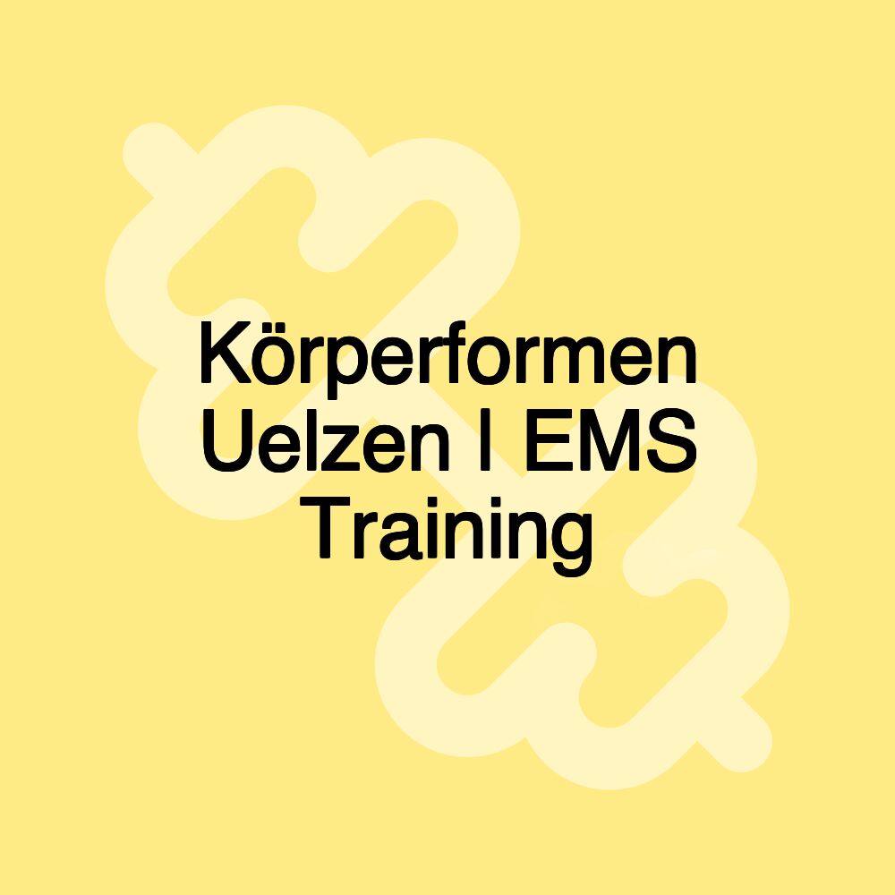 Körperformen Uelzen | EMS Training