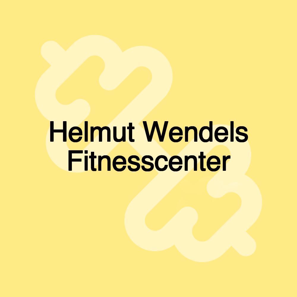 Helmut Wendels Fitnesscenter