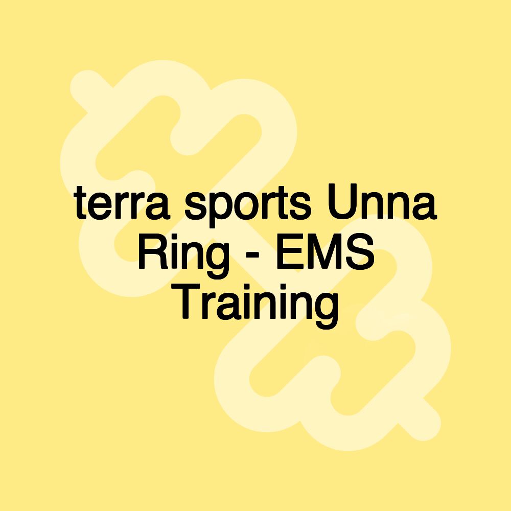 terra sports Unna Ring - EMS Training