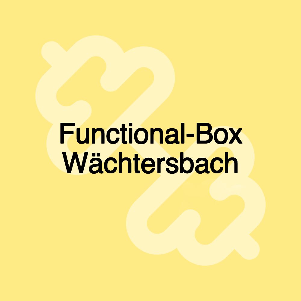 Functional-Box Wächtersbach