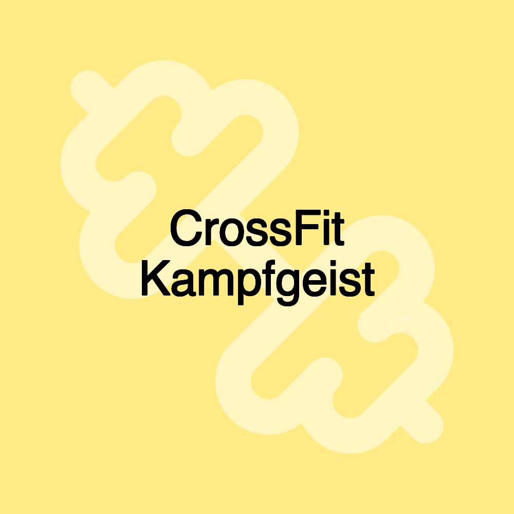 CrossFit Kampfgeist