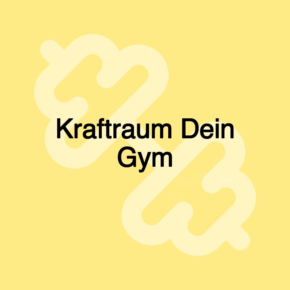 Kraftraum Dein Gym