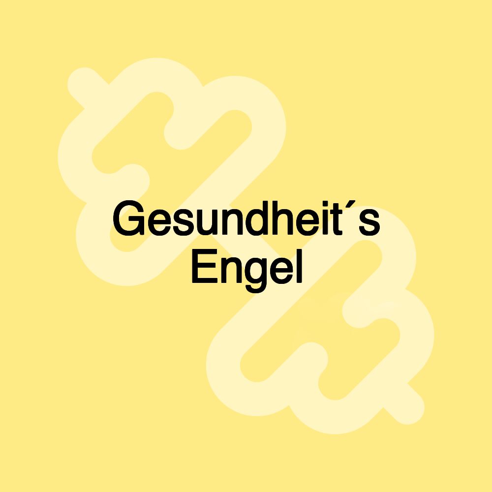 Gesundheit´s Engel