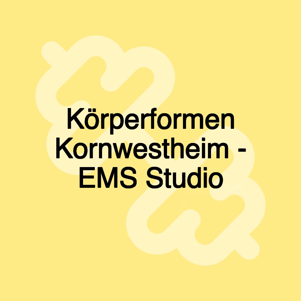 Körperformen Kornwestheim - EMS Studio