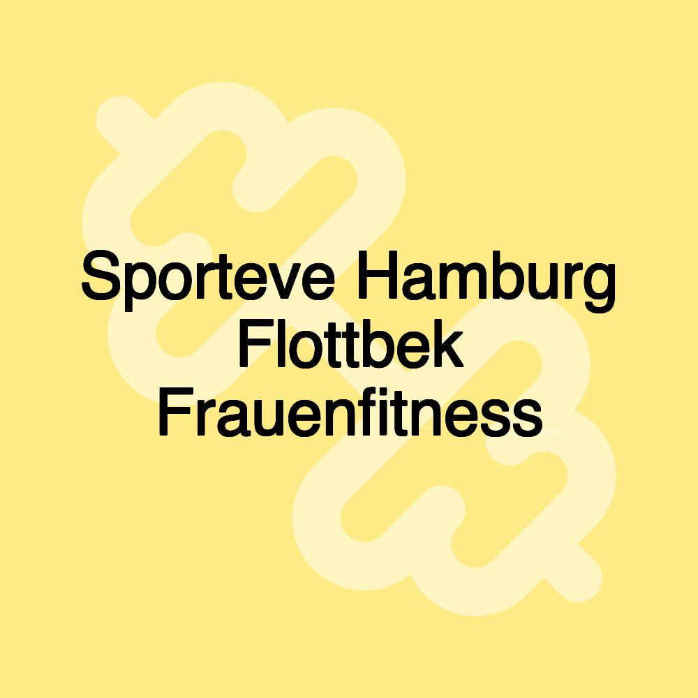 Sporteve Hamburg Flottbek Frauenfitness