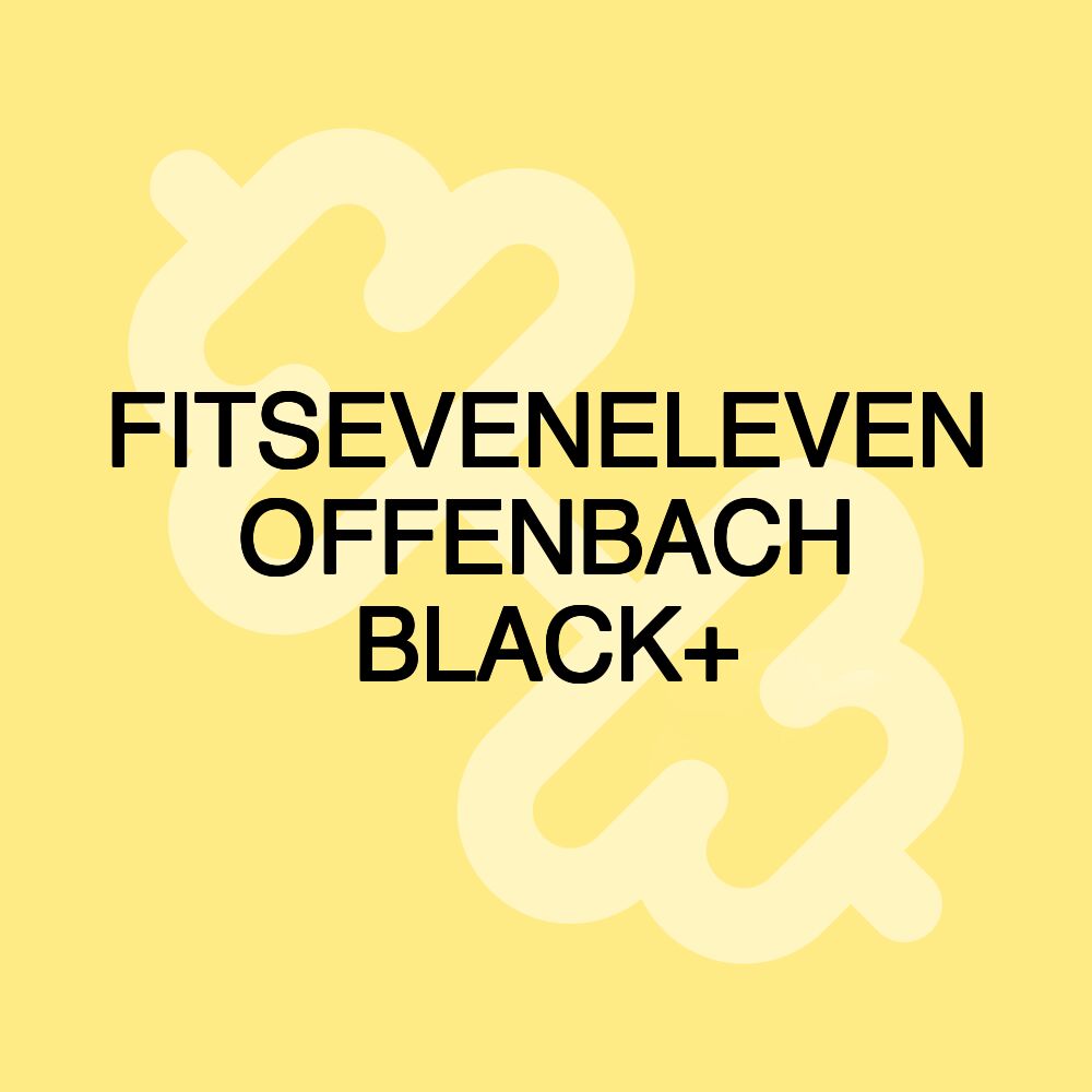 FITSEVENELEVEN OFFENBACH BLACK+