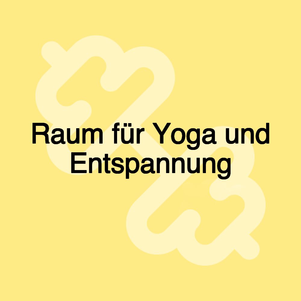 Raum für Yoga und Entspannung