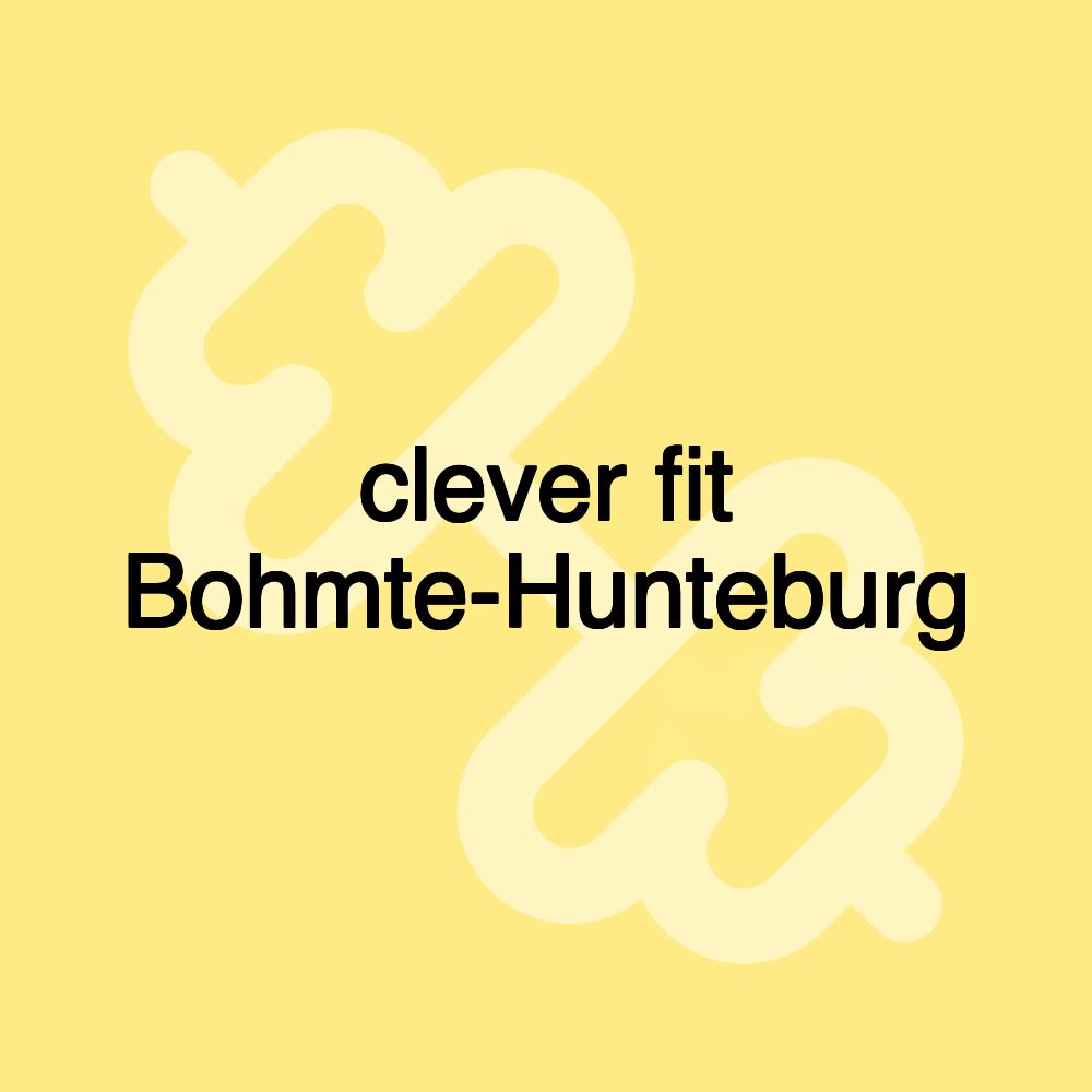 clever fit Bohmte-Hunteburg