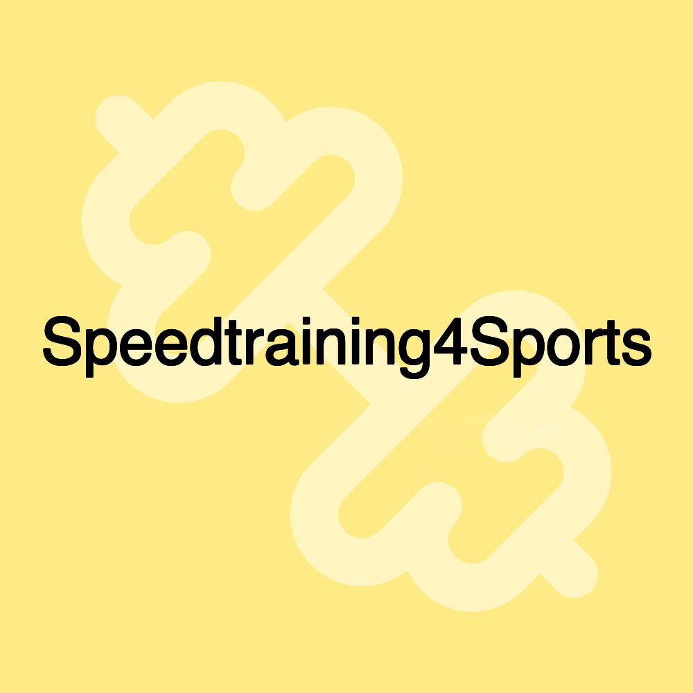 Speedtraining4Sports