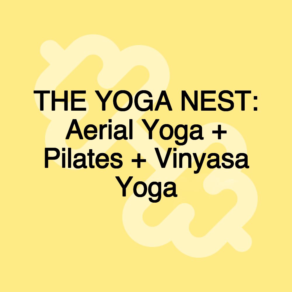 THE YOGA NEST: Aerial Yoga + Pilates + Vinyasa Yoga