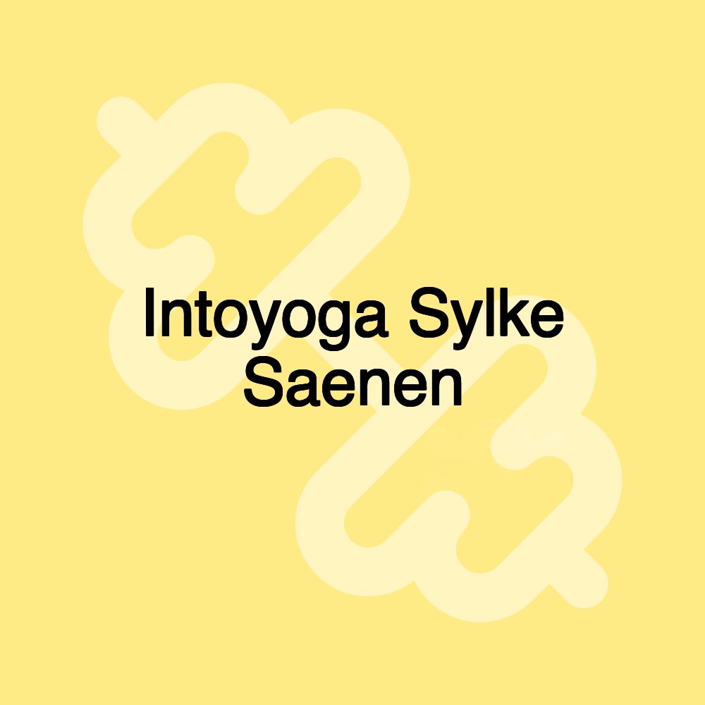 Intoyoga Sylke Saenen