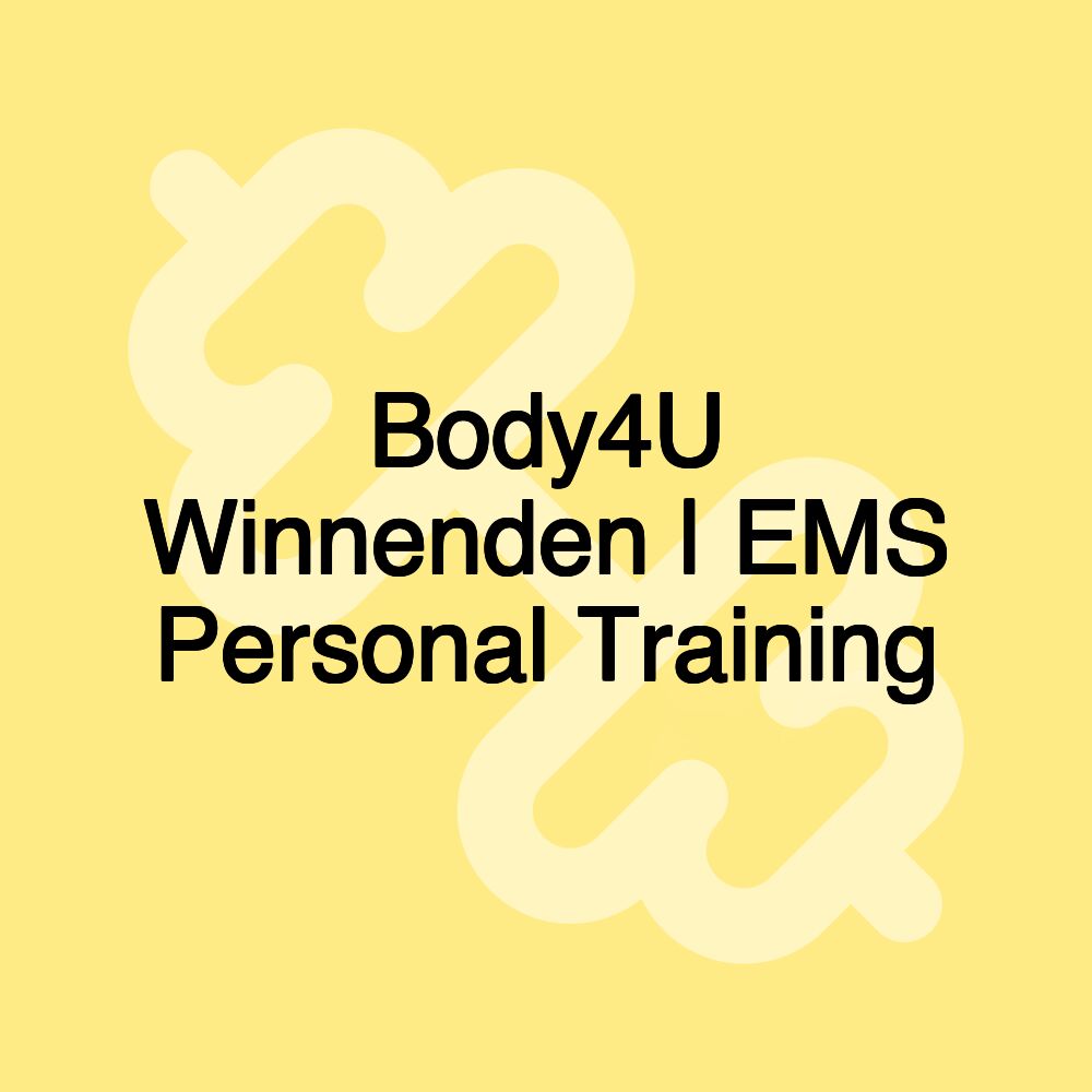 Body4U Winnenden | EMS Personal Training