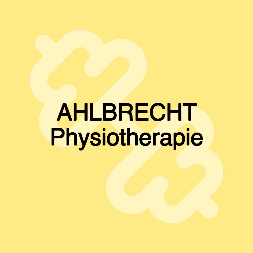 AHLBRECHT Physiotherapie