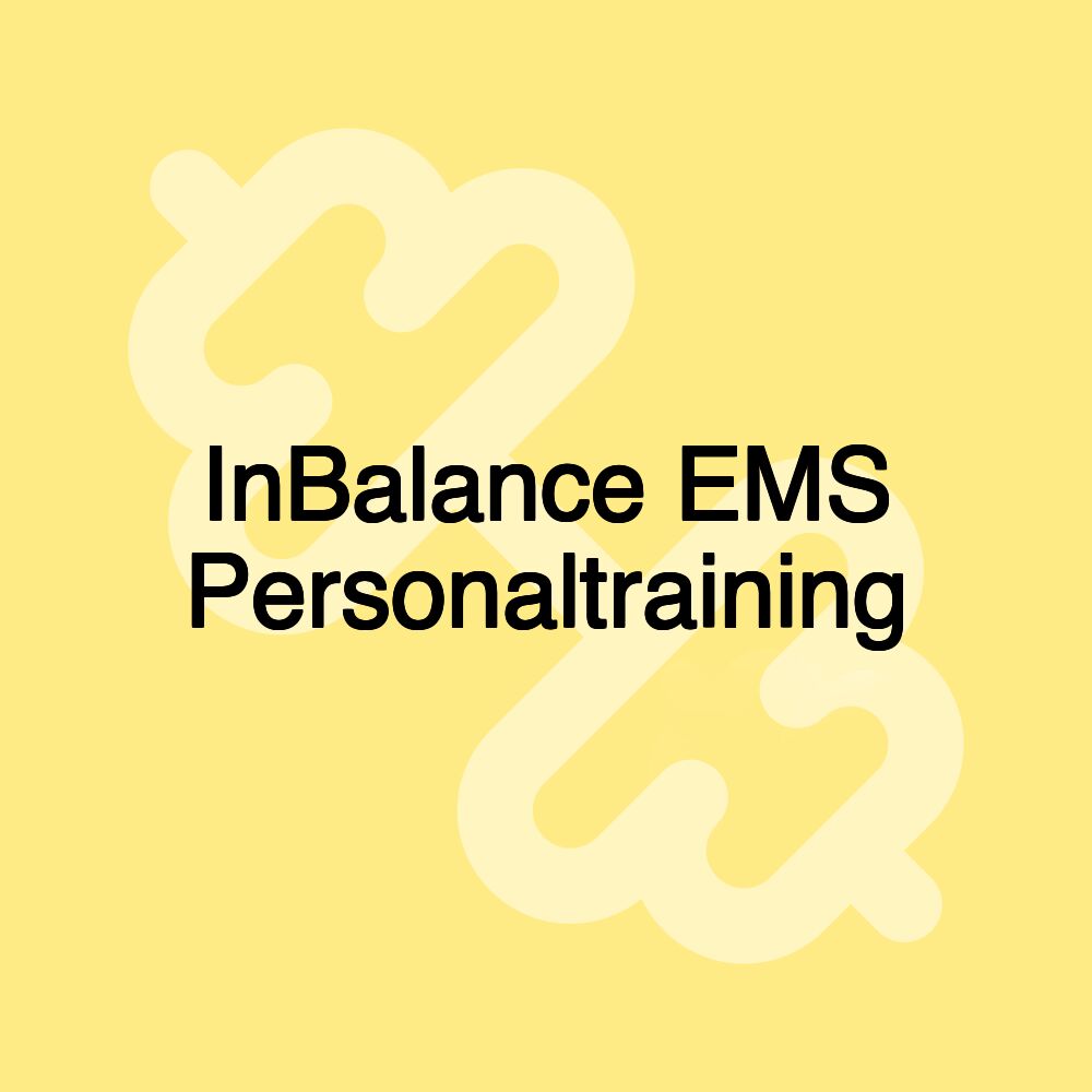 InBalance EMS Personaltraining