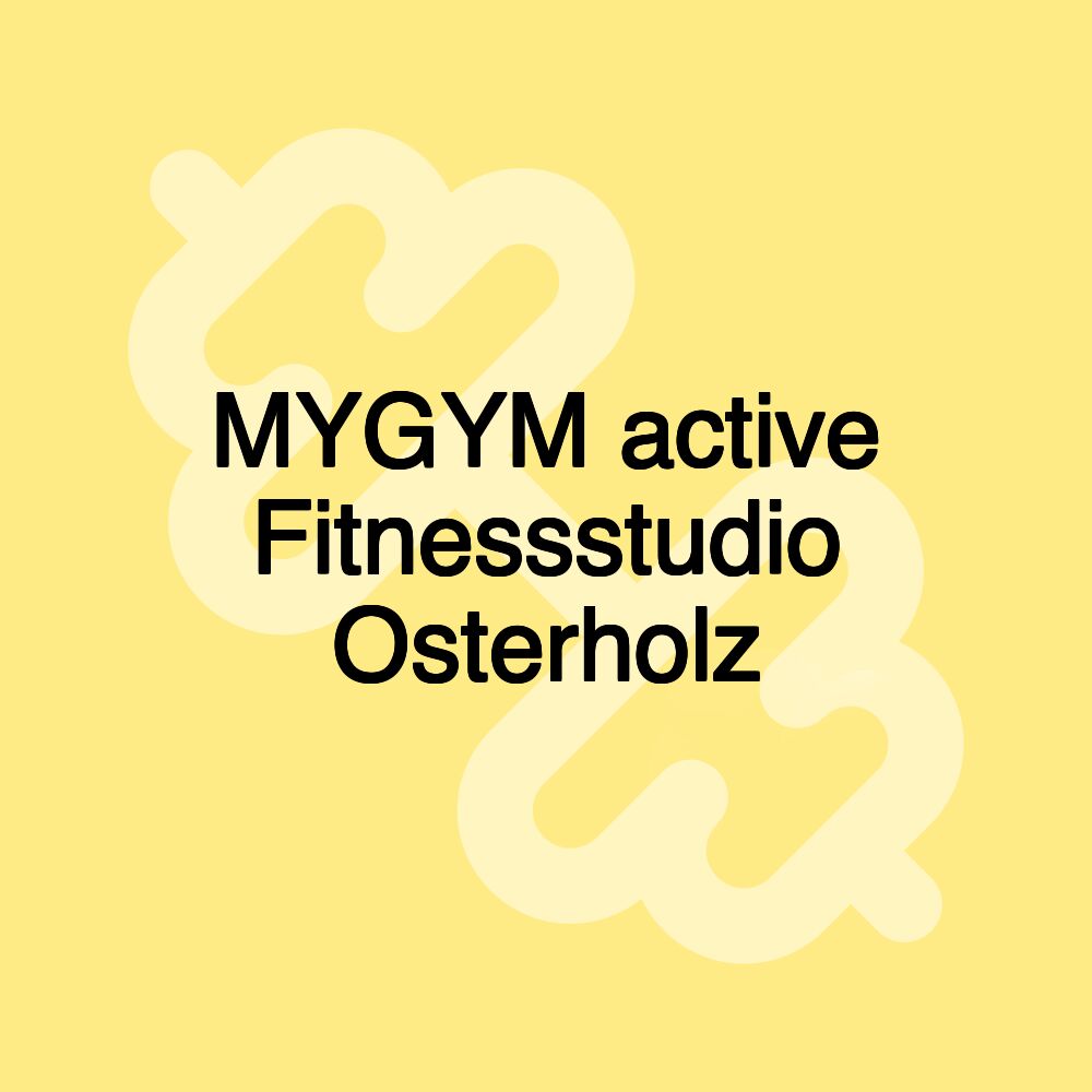 MYGYM active Fitnessstudio Osterholz