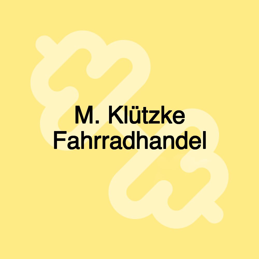 M. Klützke Fahrradhandel