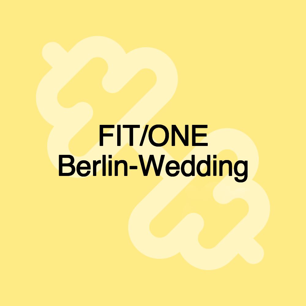 FIT/ONE Berlin-Wedding