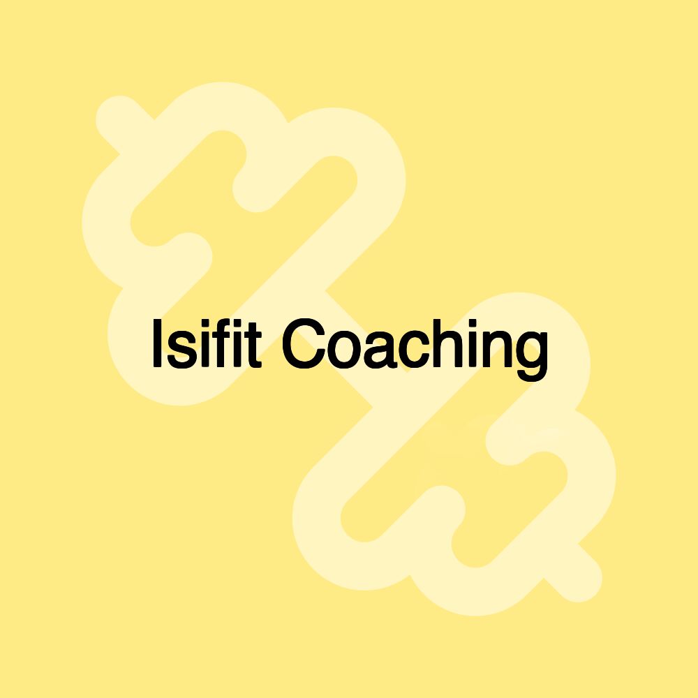 Isifit Coaching