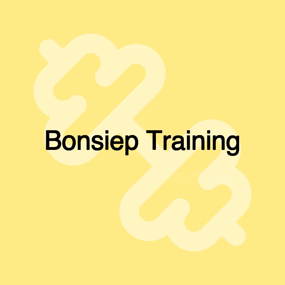 Bonsiep Training