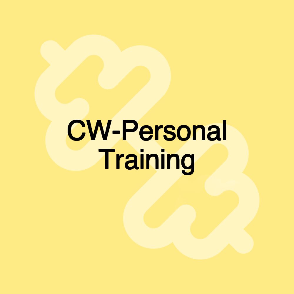 CW-Personal Training