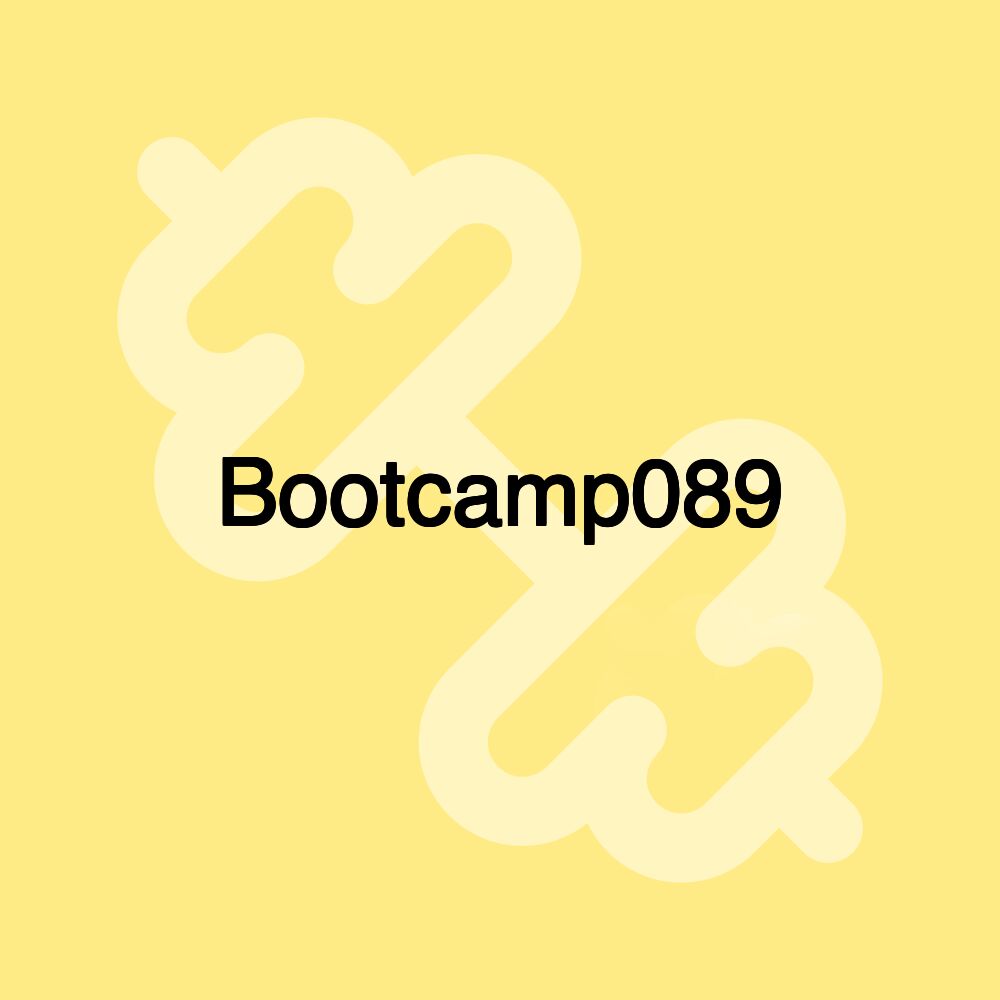 Bootcamp089