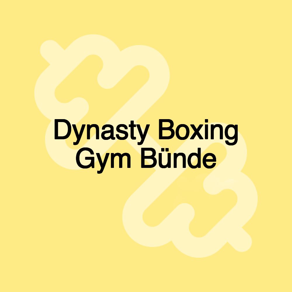 Dynasty Boxing Gym Bünde