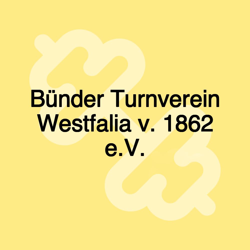 Bünder Turnverein Westfalia v. 1862 e.V.