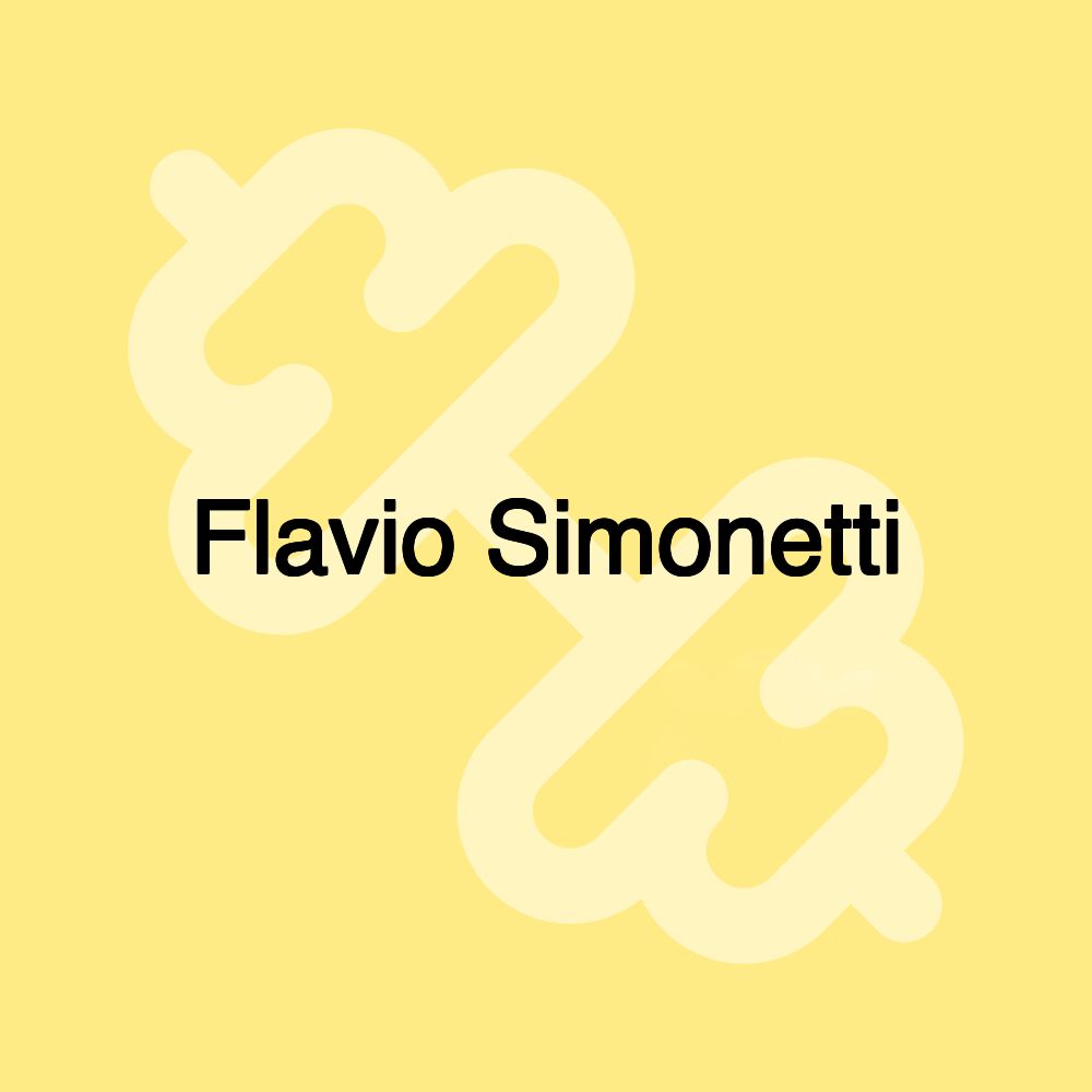 Flavio Simonetti