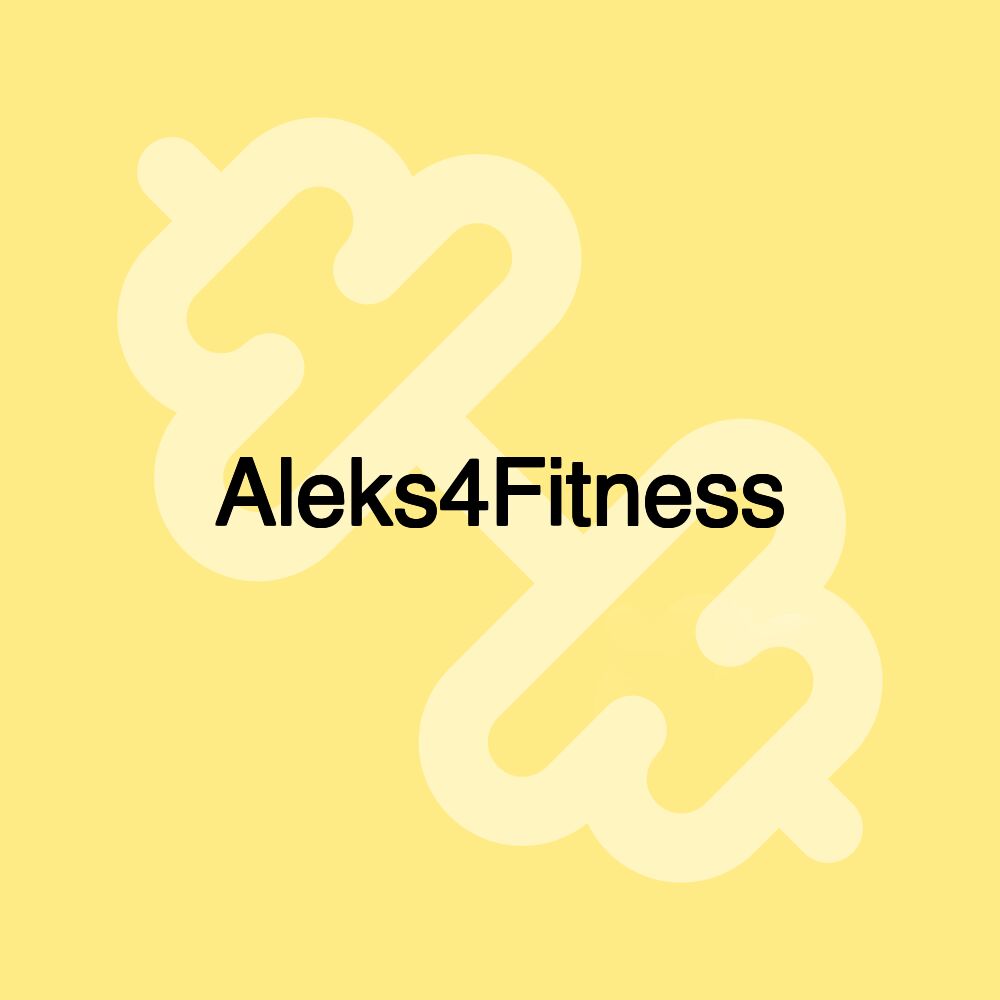 Aleks4Fitness