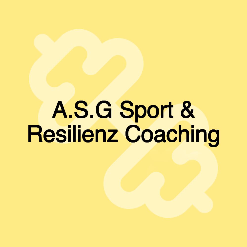 A.S.G Sport & Resilienz Coaching