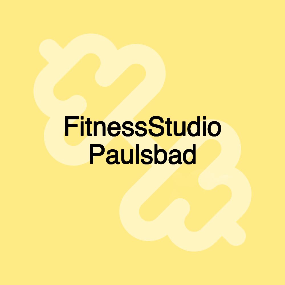 FitnessStudio Paulsbad