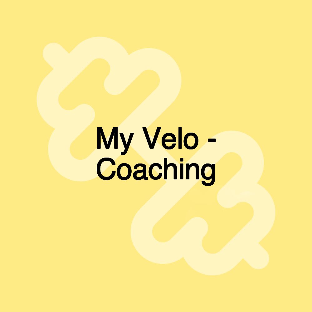 My Velo - Coaching